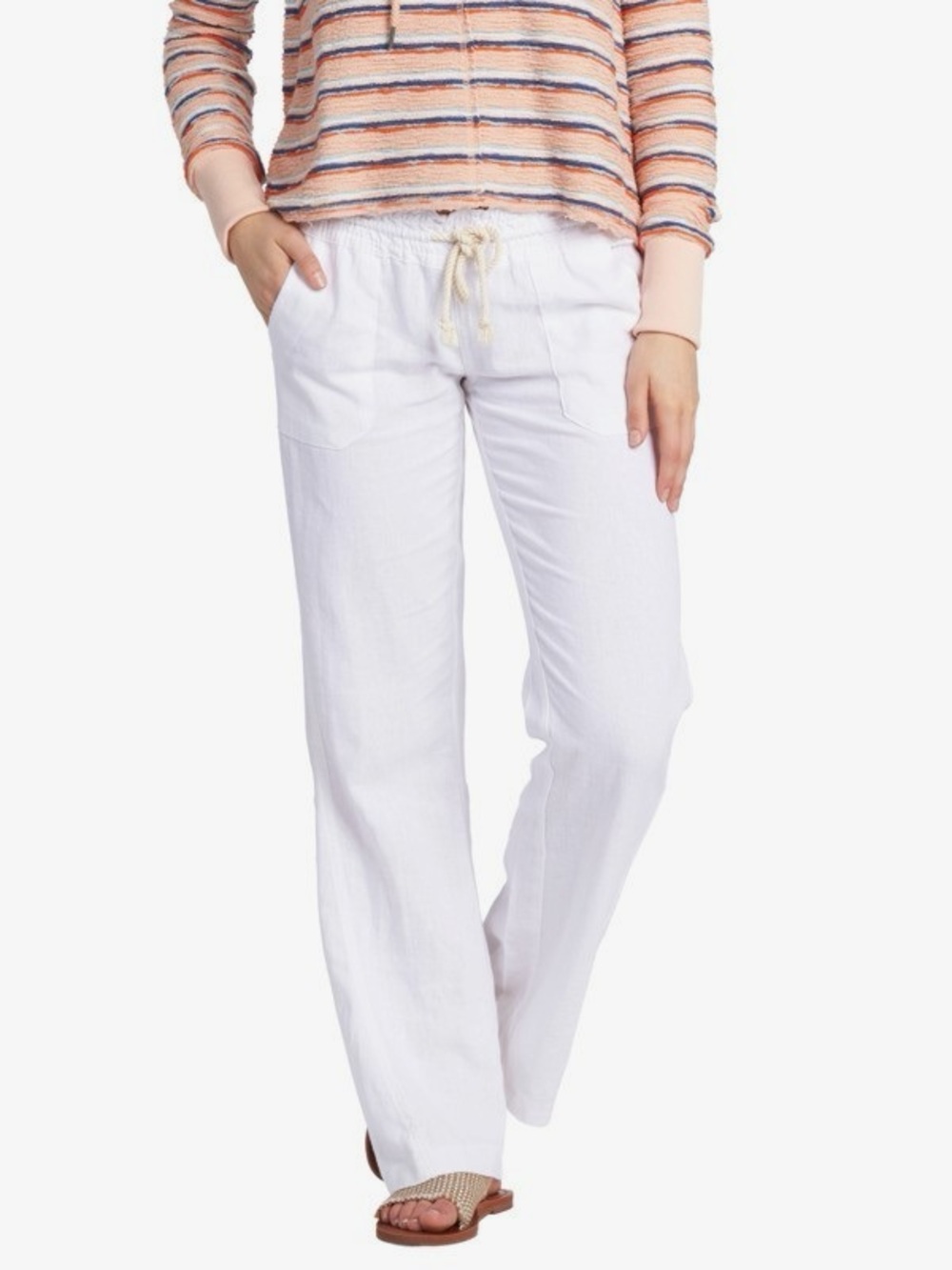 ROXY Linen Blend Pants